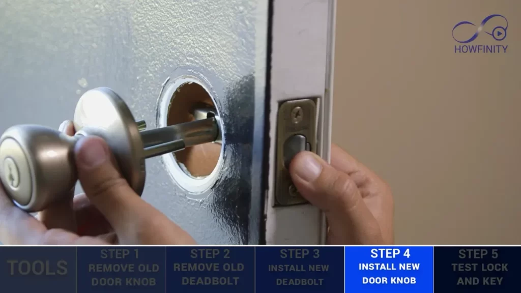 Attaching the Deadbolt Assembly