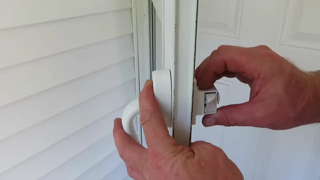 Clean the door surface for a smooth installation