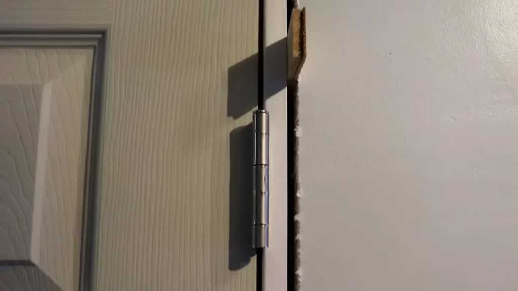 Inspect the rough opening for any repairs needed