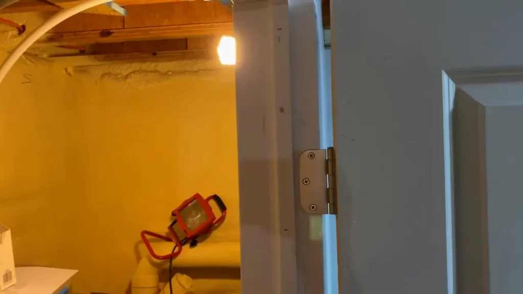 Install Shims to Secure the Door in the Frame