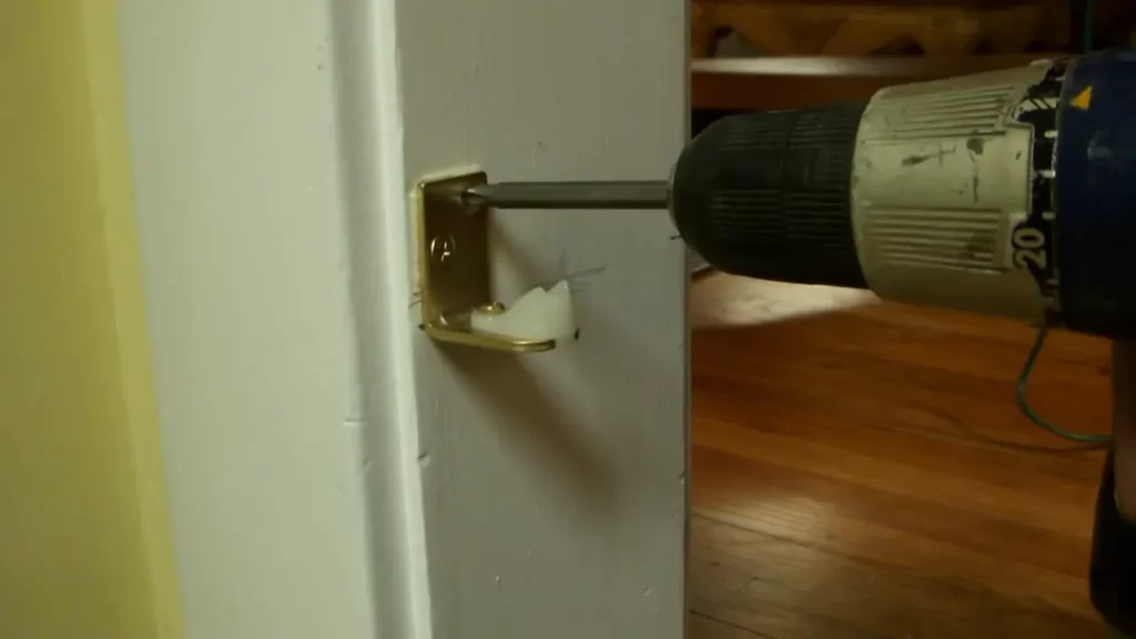 Preparing the door frame for installation