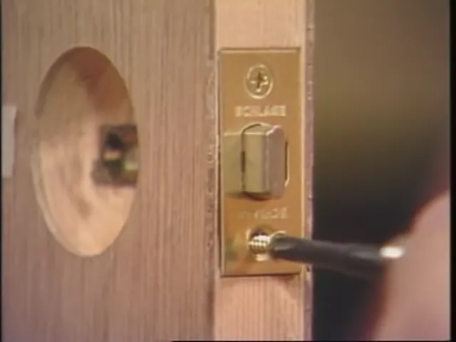 Removing The Existing Door Lock