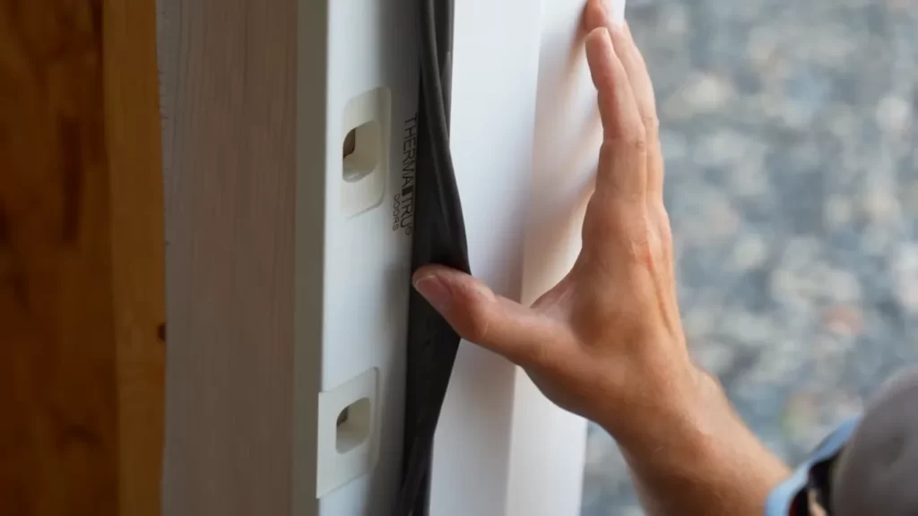 Securing The Door In The Opening