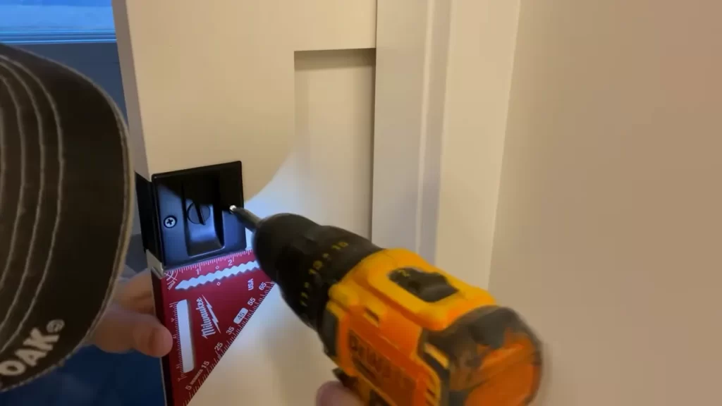 Measuring And Marking For The Pocket Door