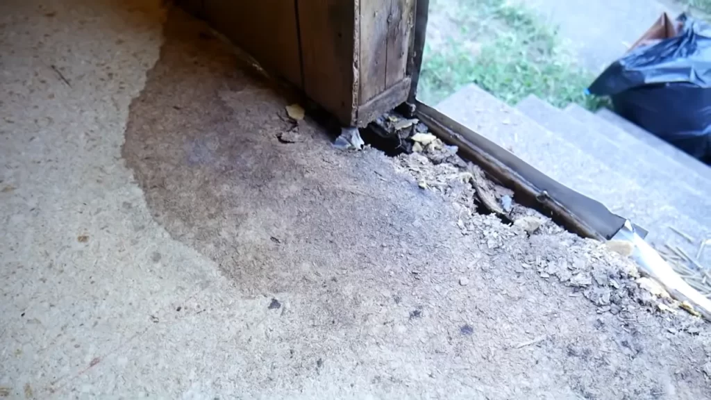 Measuring and preparing the door frame