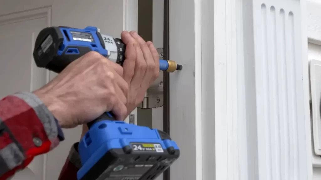 Removing the old door and hardware