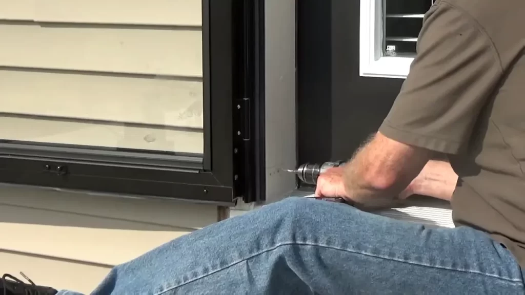 Attach the Hinge Rail to the Door Frame