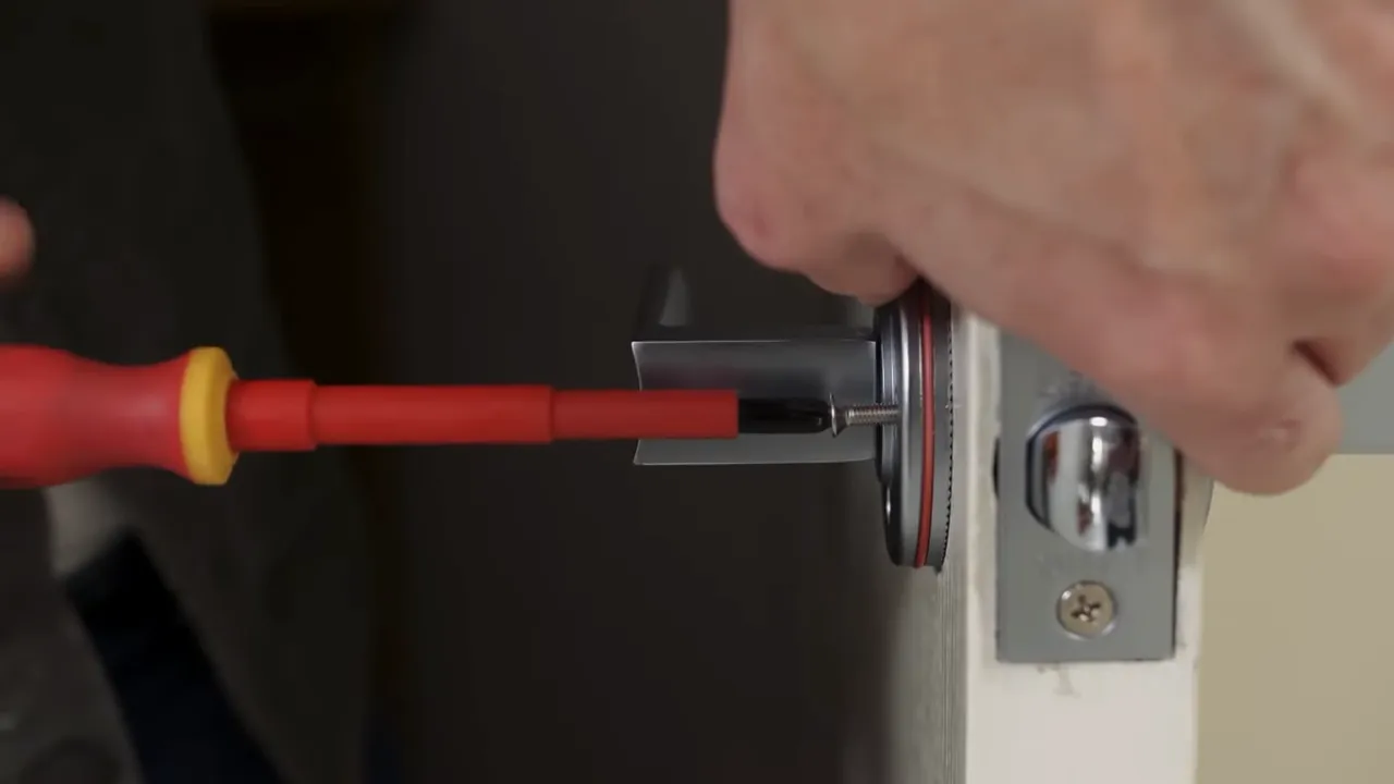 Drilling Holes For The Door Handle
