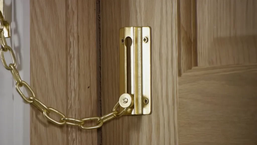 How to Install Chain Door Fasteners _ Door Installation & Repairs_000165349