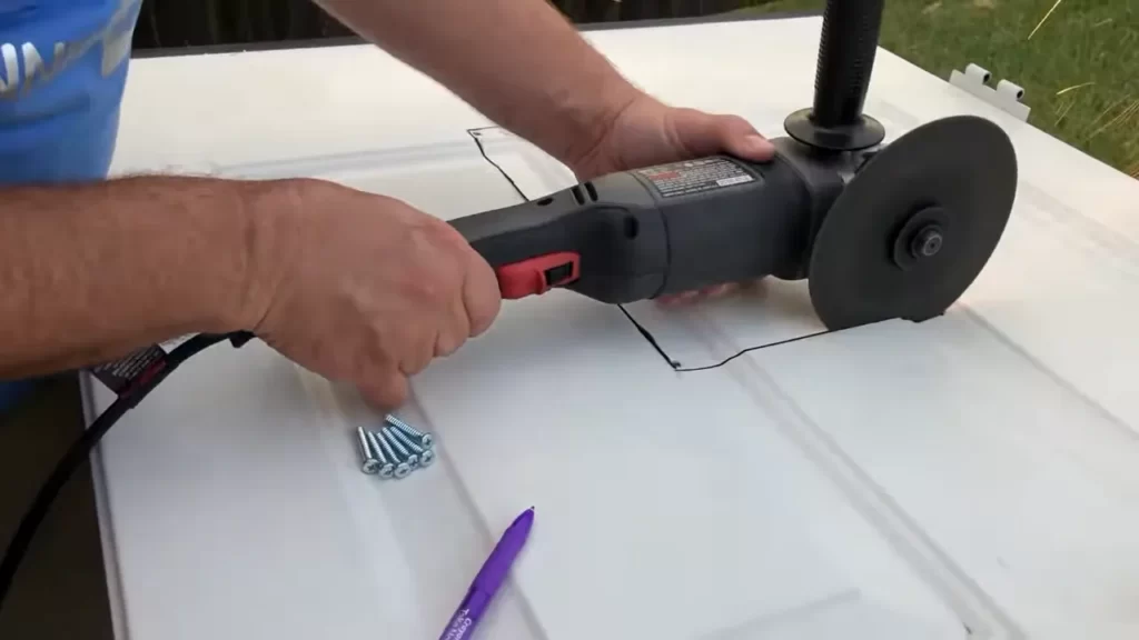 Measuring And Preparing The Glass Door For