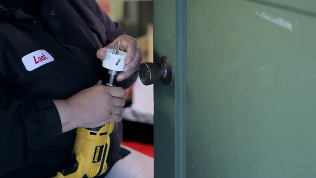 Necessary tools and materials for deadbolt installation