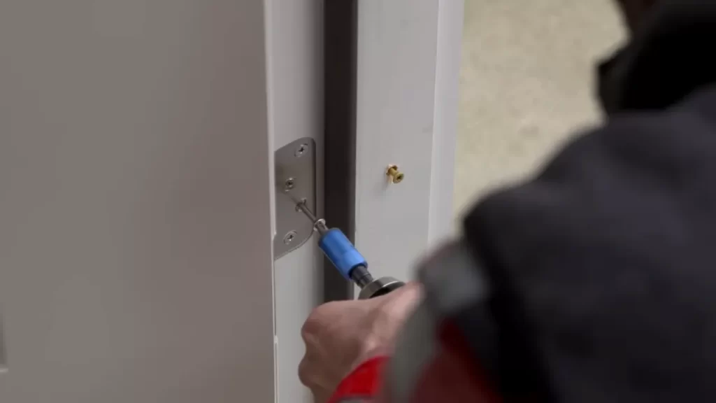 Preparing The Concrete Block Opening