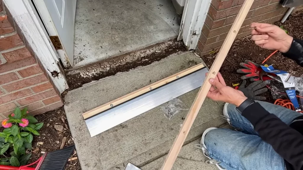 Preparing the concrete surface for installation