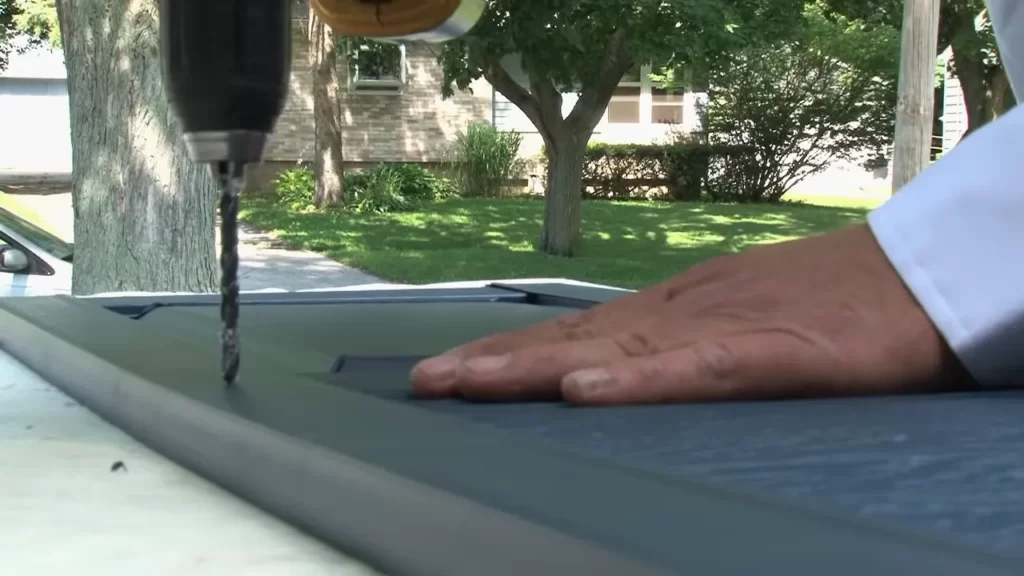 Determine the desired gap from the edge of the window frame